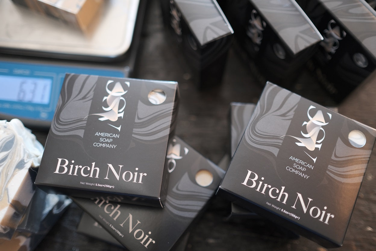 Birch Noir Fragrant Luxury Handmade Soap Bar