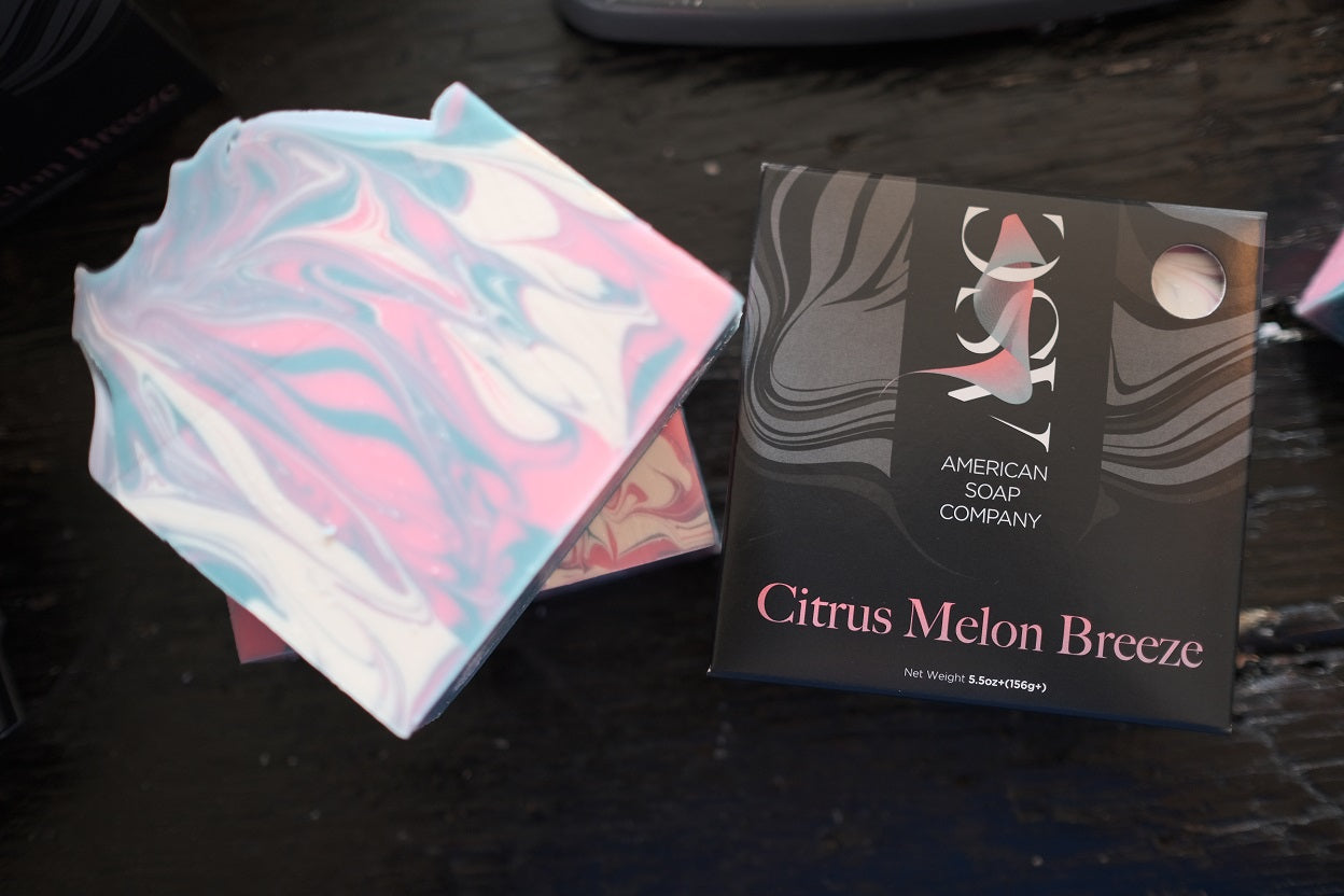 Citrus Melon Breeze Fragrant Luxury Handmade Soap Bar