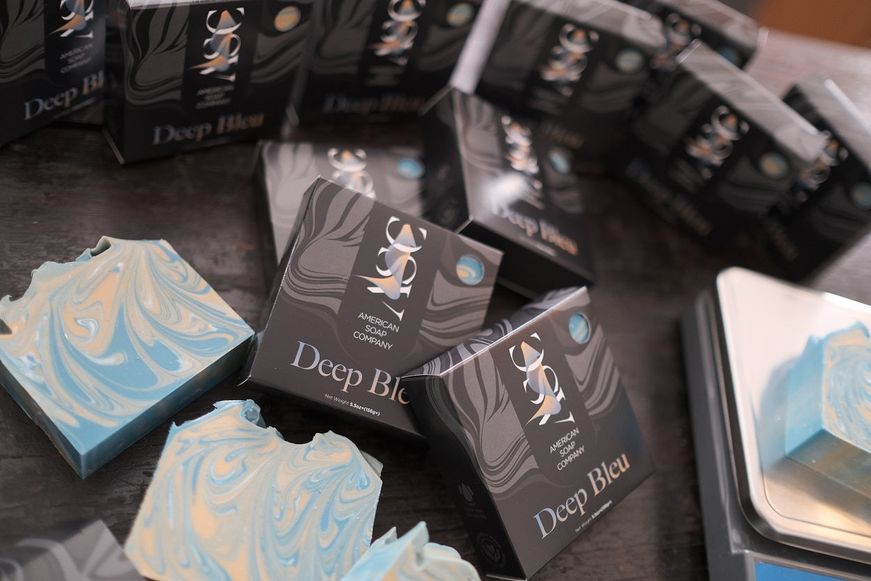 Deep Bleu Fragrant Luxury Handmade Soap Bar