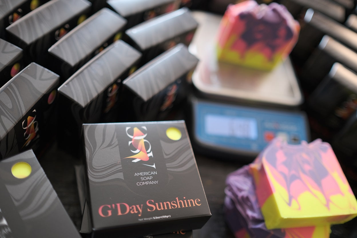 G'Day Sunshine Fragrant Luxury Handmade Soap Bar