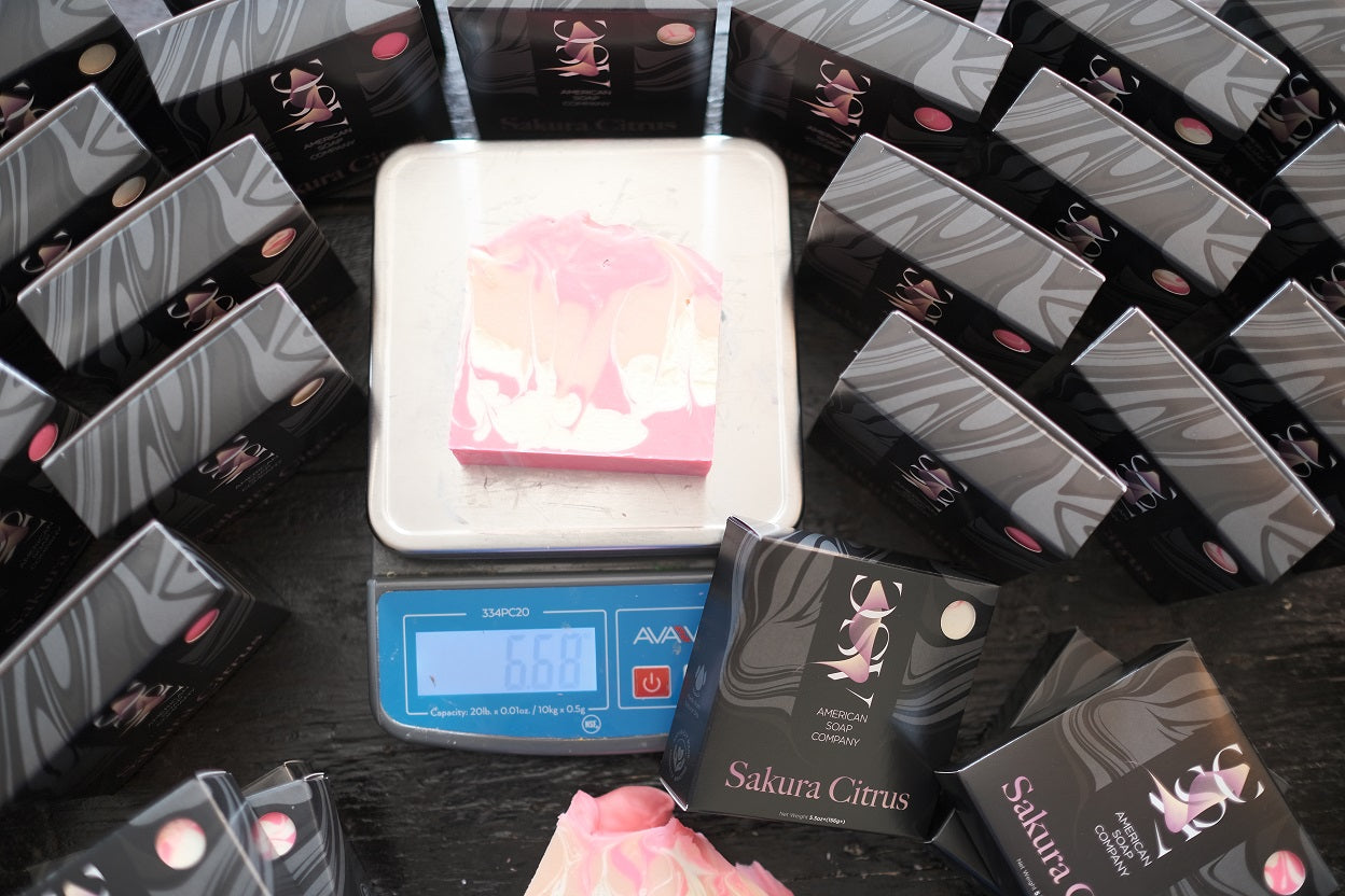 Sakura Citrus Fragrant Luxury Handmade Soap Bar