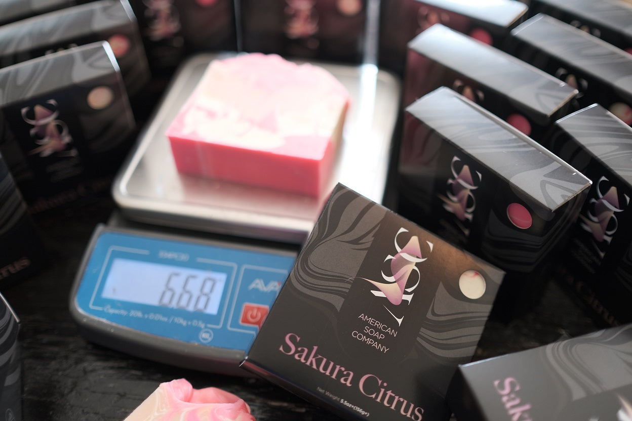 Sakura Citrus Fragrant Luxury Handmade Soap Bar
