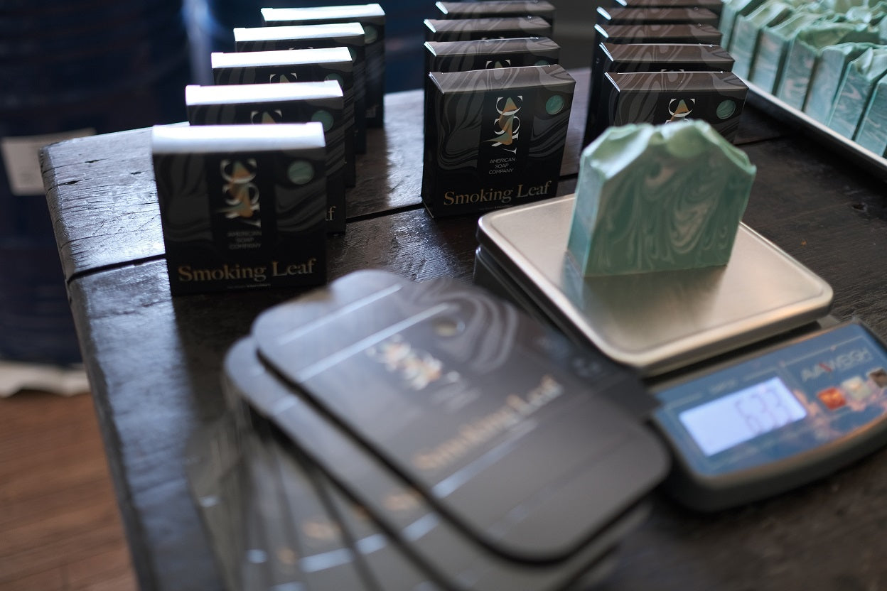 Smoking Leaf Fragrant Luxury Handmade Soap Bar