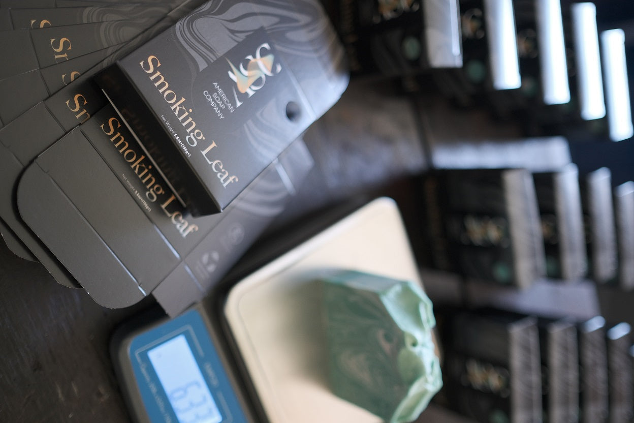 Smoking Leaf Fragrant Luxury Handmade Soap Bar