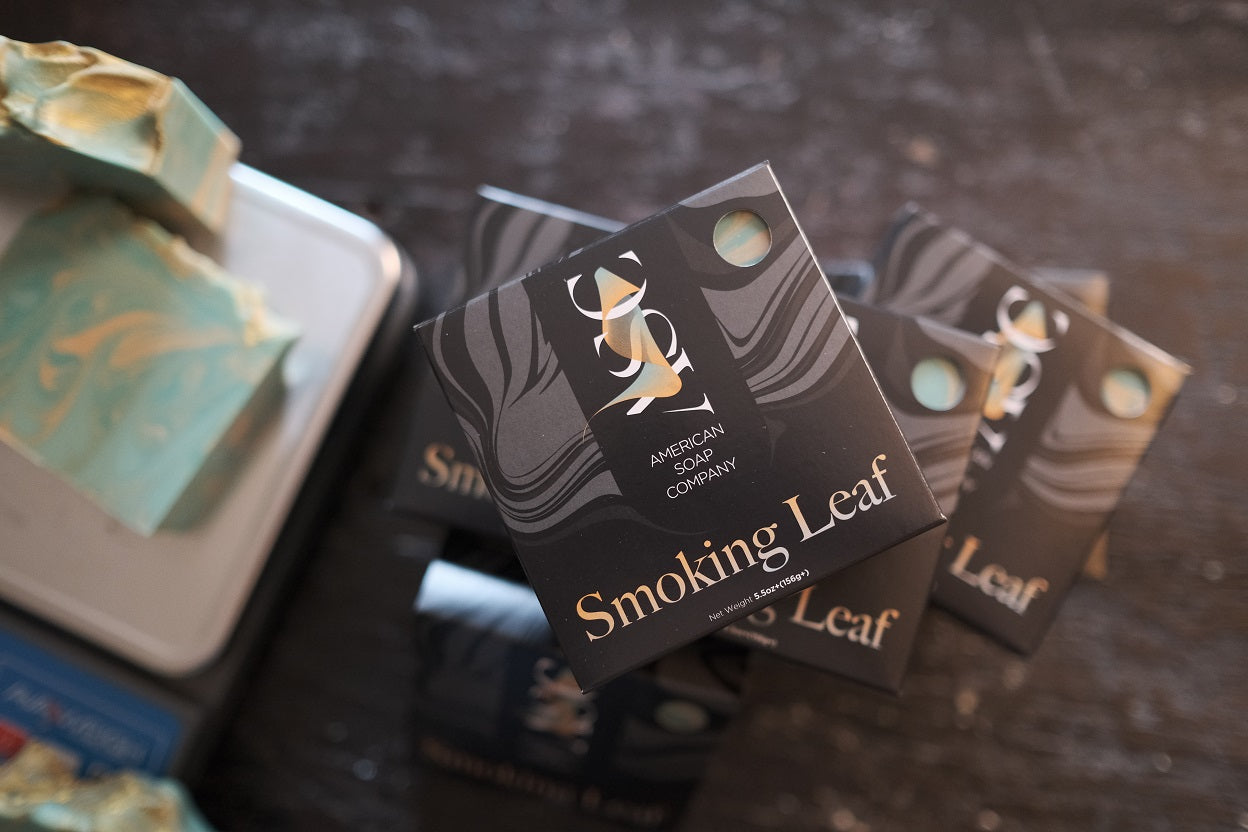 Smoking Leaf Fragrant Luxury Handmade Soap Bar