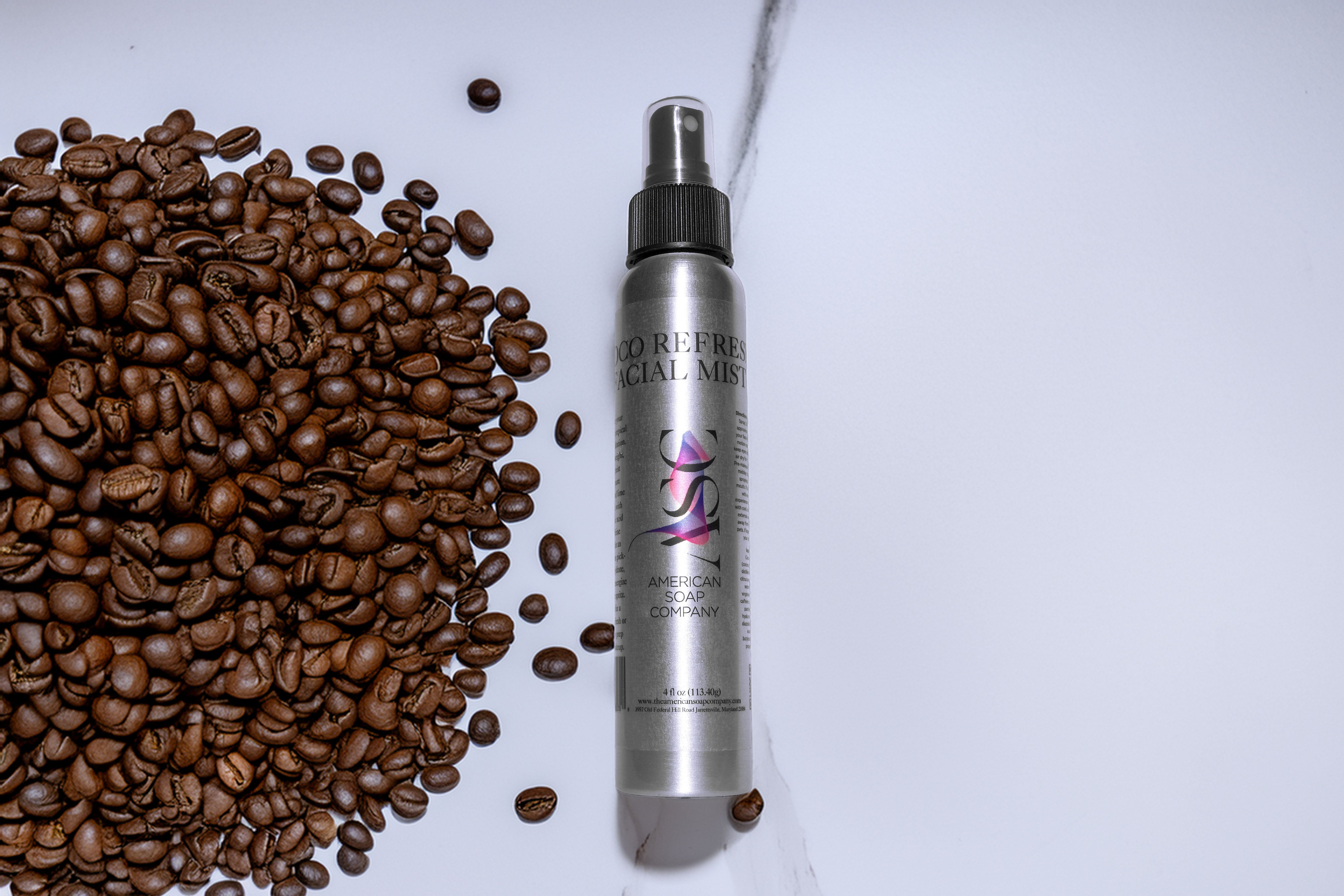 Coco Refresh Facial Mist with Hyaluronic Acid and Caffeine Extract