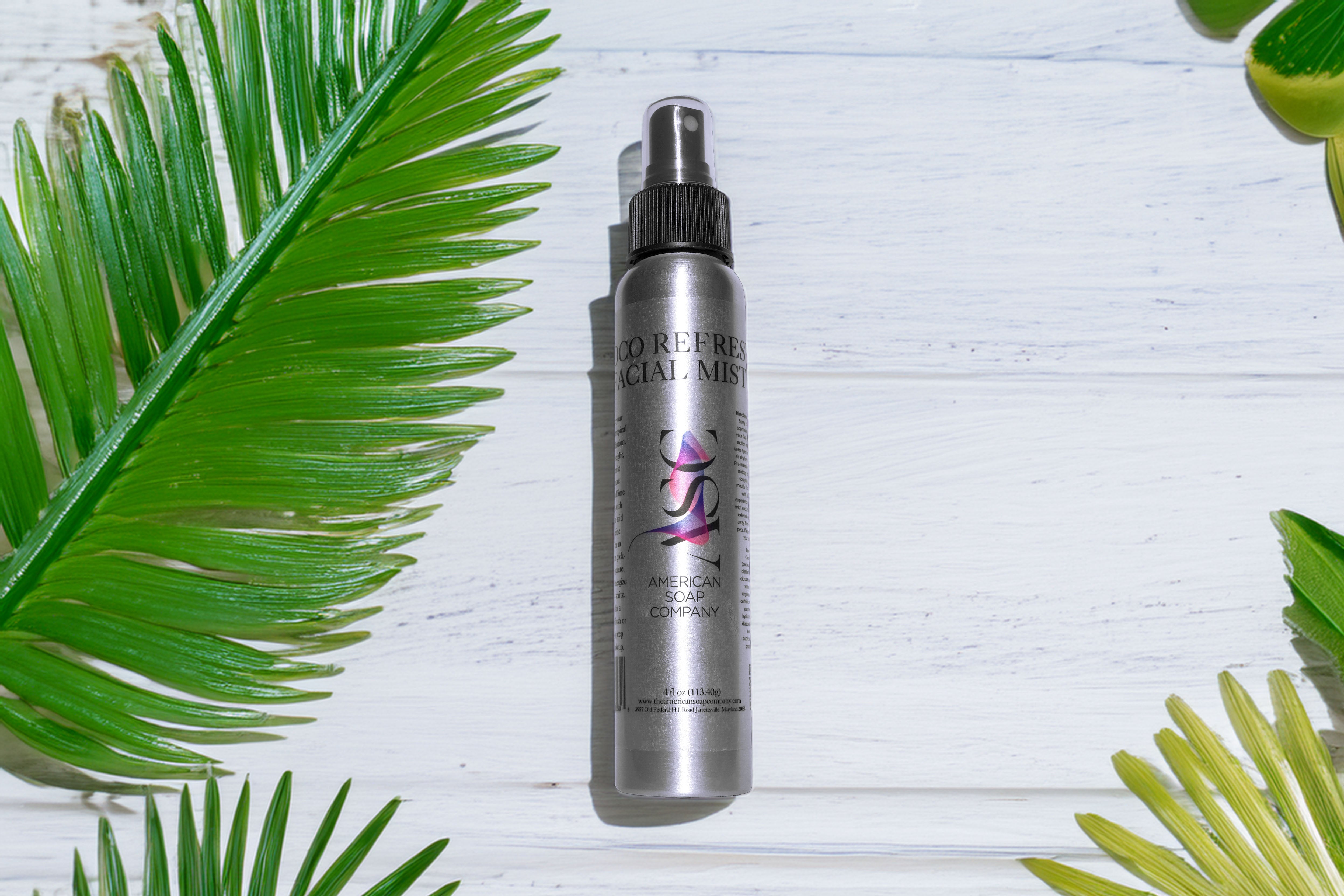 Coco Refresh Facial Mist with Hyaluronic Acid and Caffeine Extract
