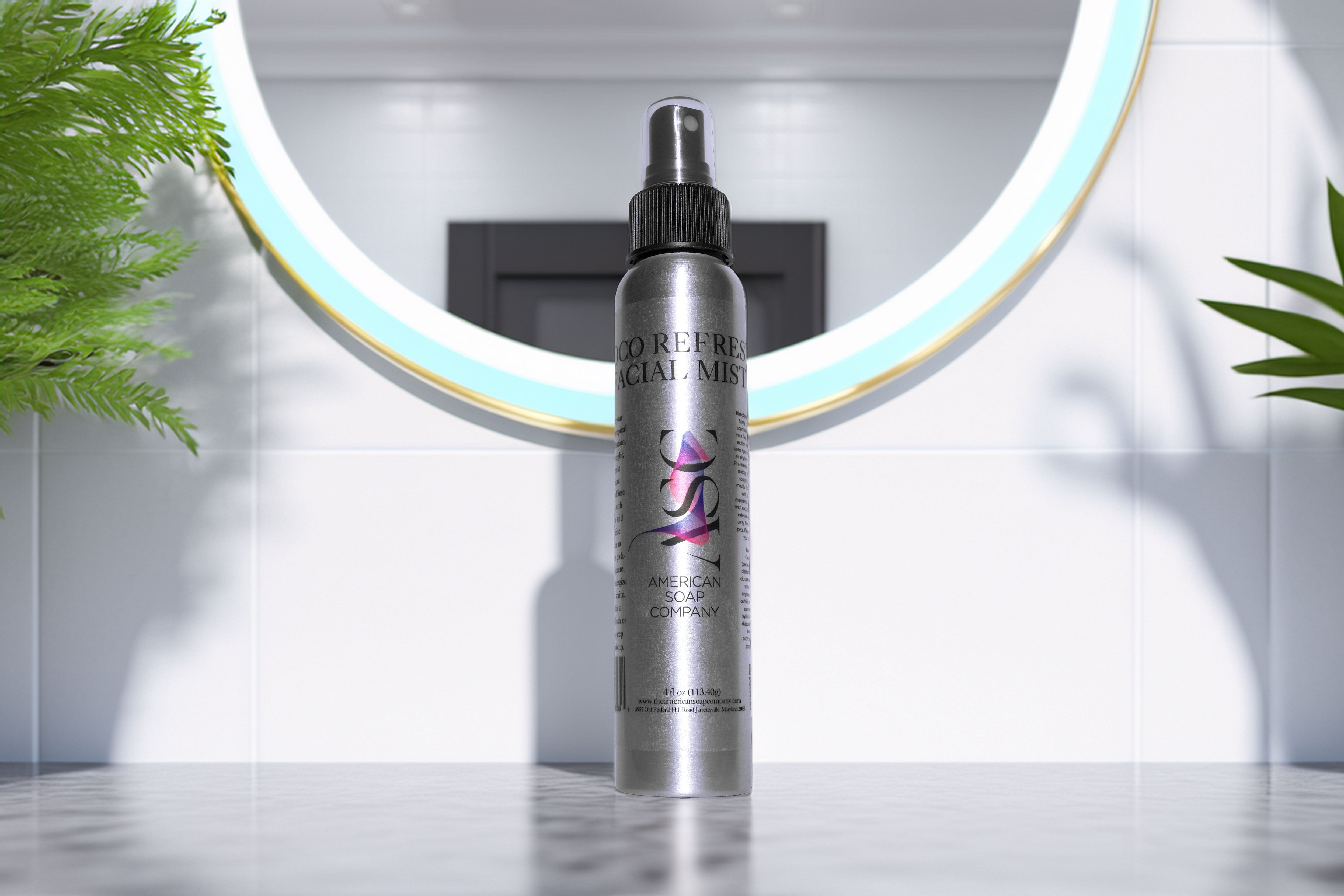 Coco Refresh Facial Mist with Hyaluronic Acid and Caffeine Extract