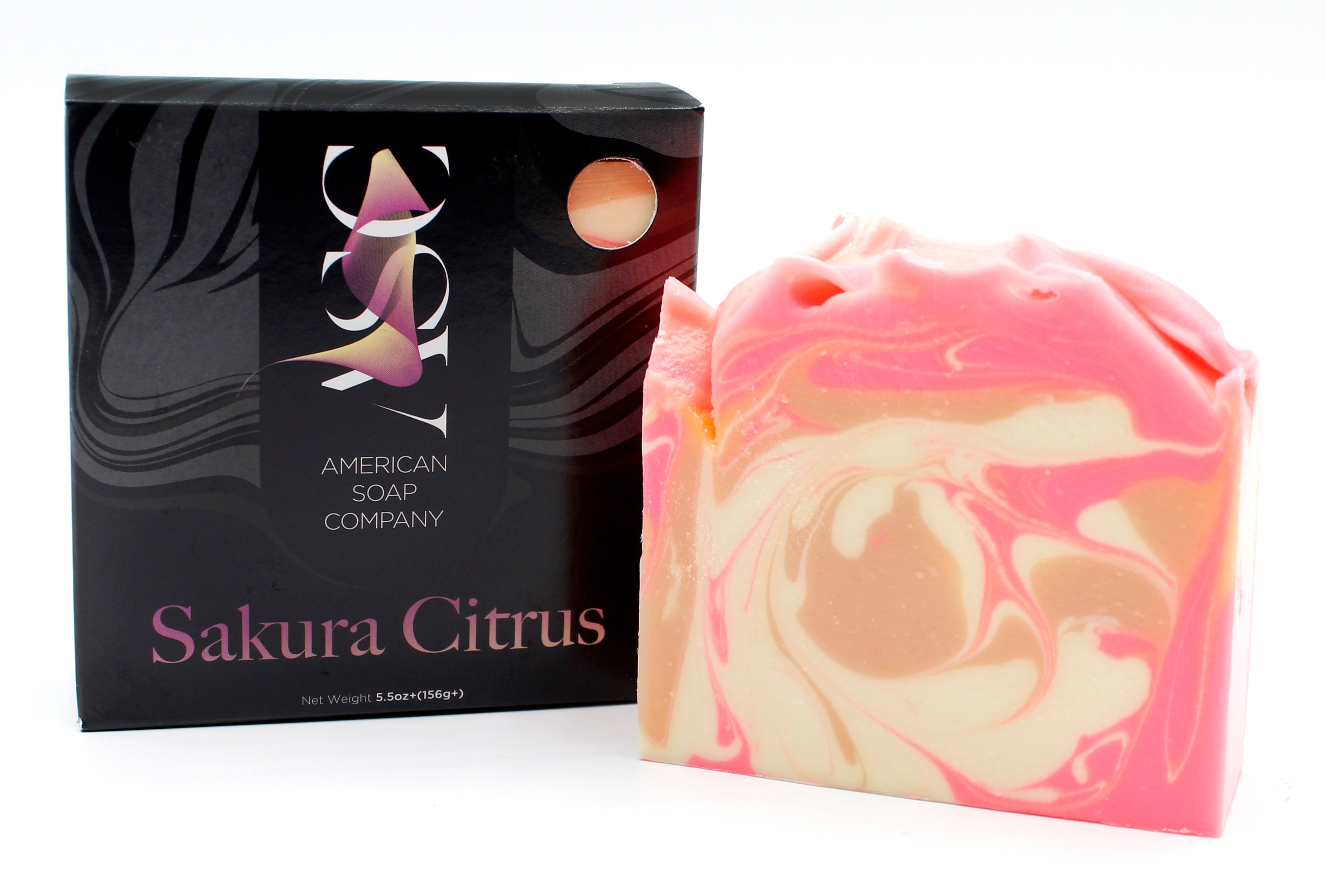 Sakura Citrus Fragrant Luxury Handmade Soap Bar
