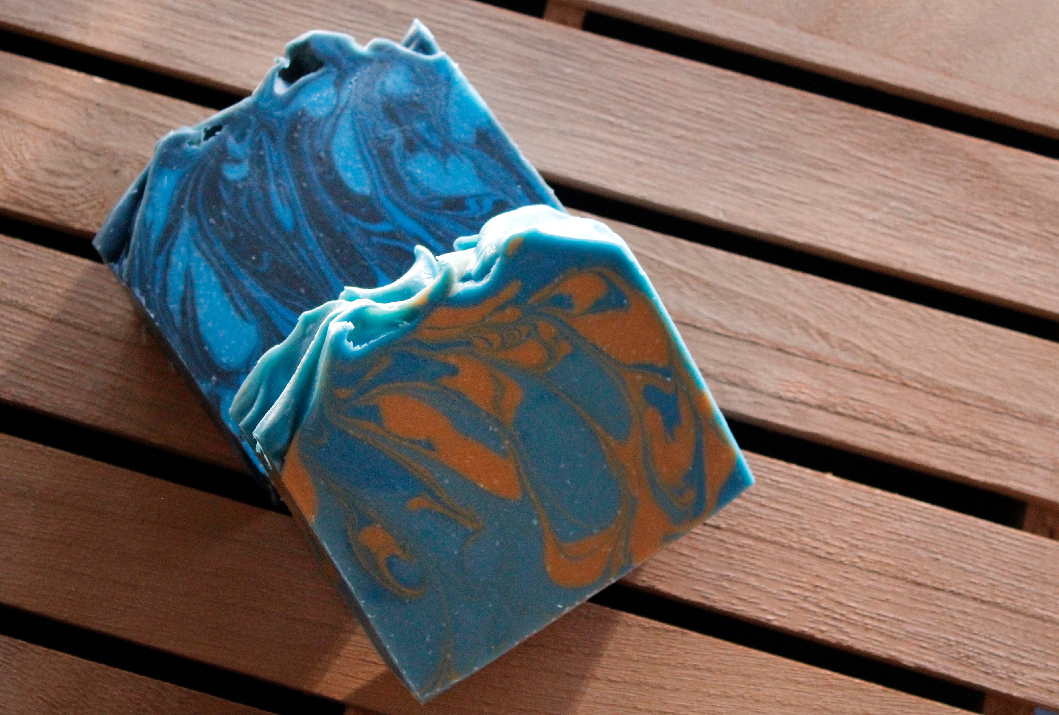 Bleu Ocean Waves Fragrant Luxury Handmade Soap Bar