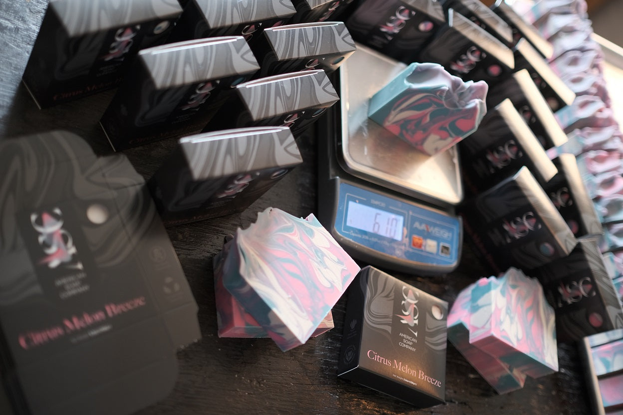 Citrus Melon Breeze Fragrant Luxury Handmade Soap Bar