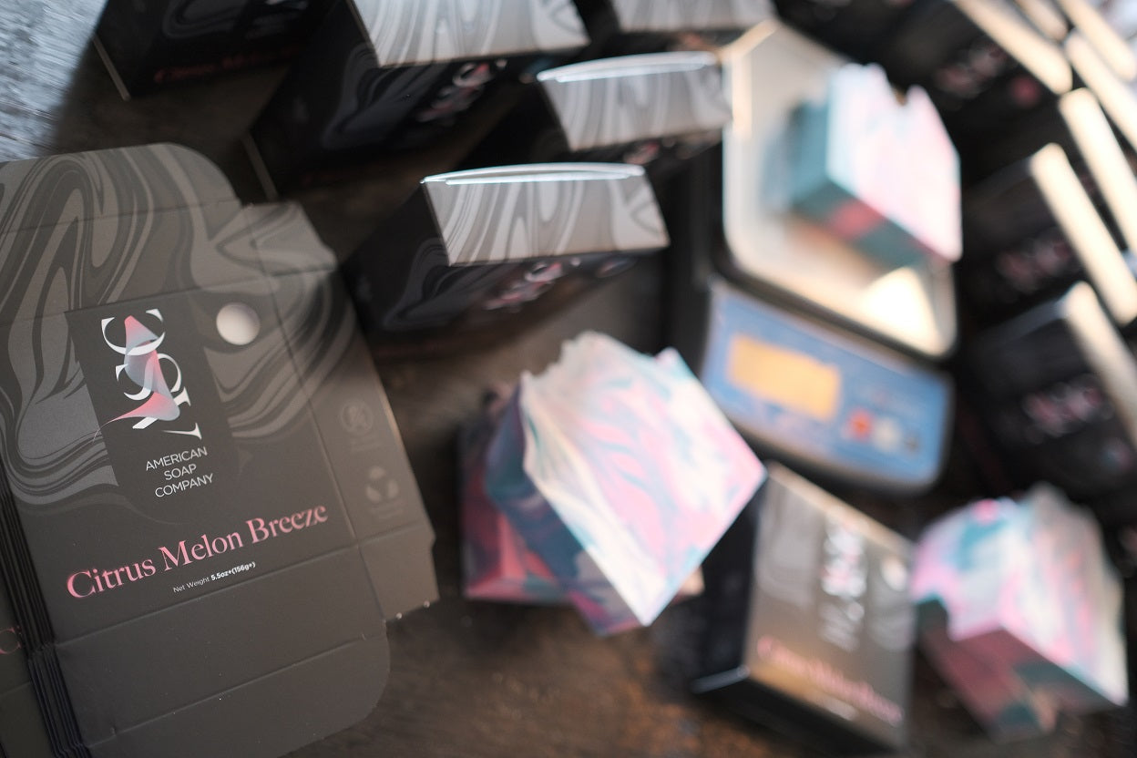 Citrus Melon Breeze Fragrant Luxury Handmade Soap Bar