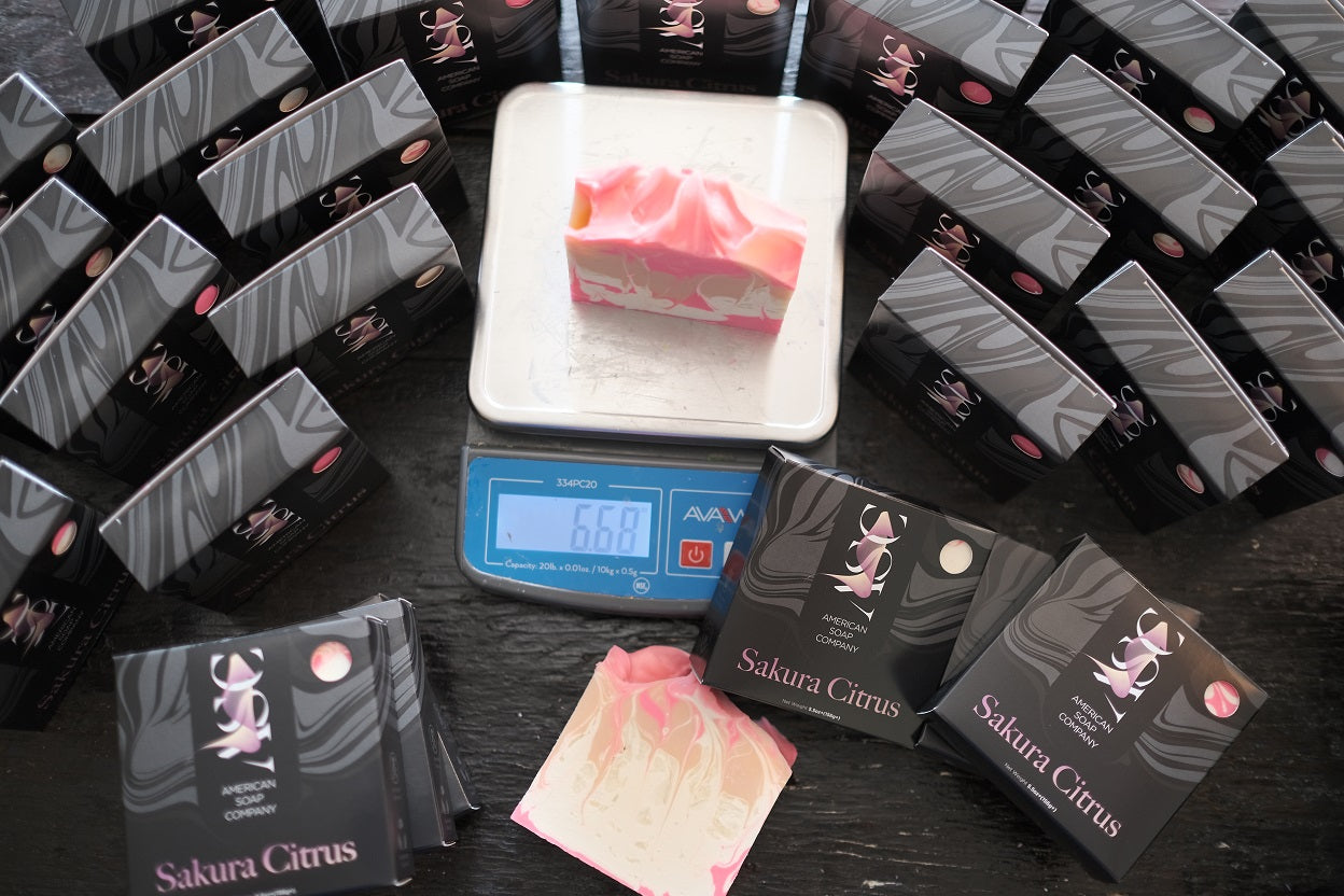 Sakura Citrus Fragrant Luxury Handmade Soap Bar